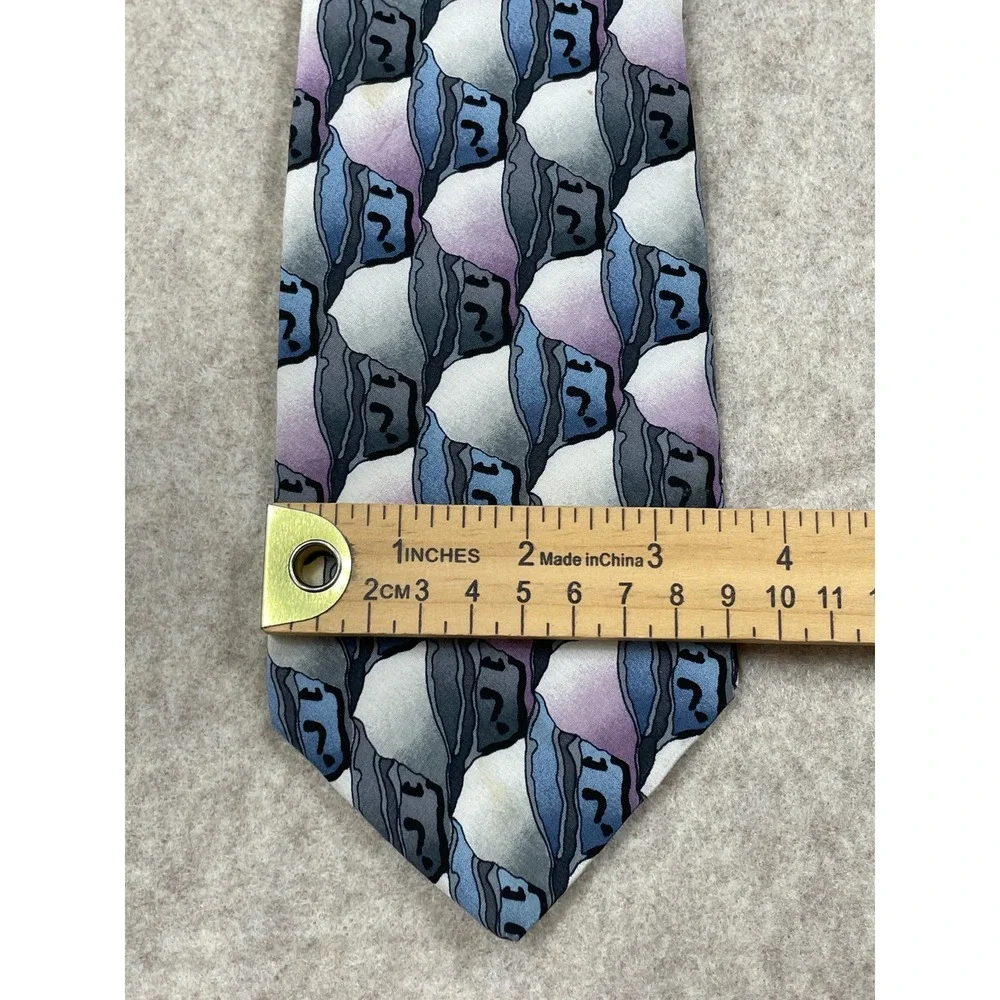 J. Garcia Race Record Dreams Eight Silk USA Stonehenge Allover Necktie Neck Tie